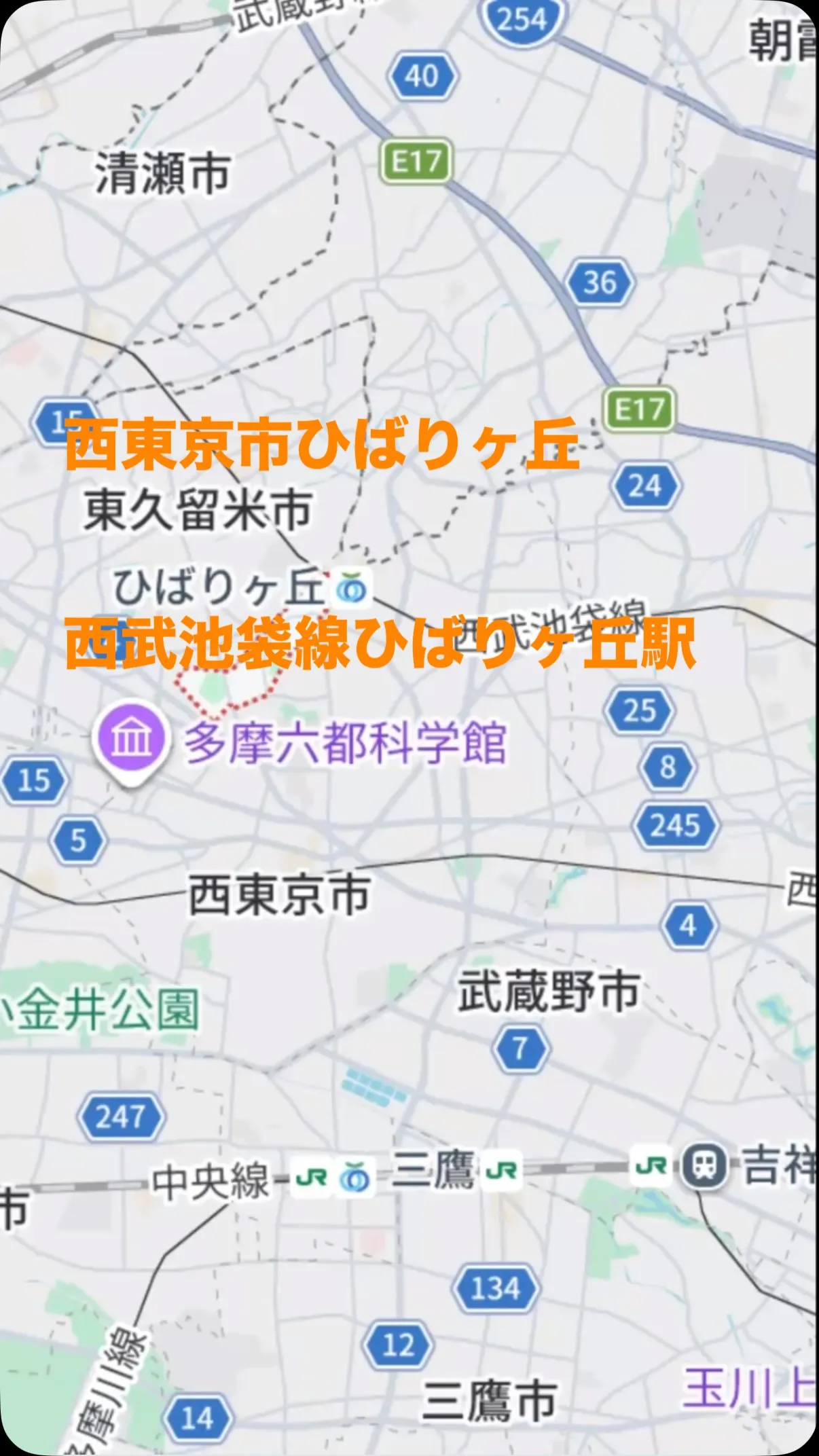 【東京都西東京市ひばりヶ丘1-3-4-2F】